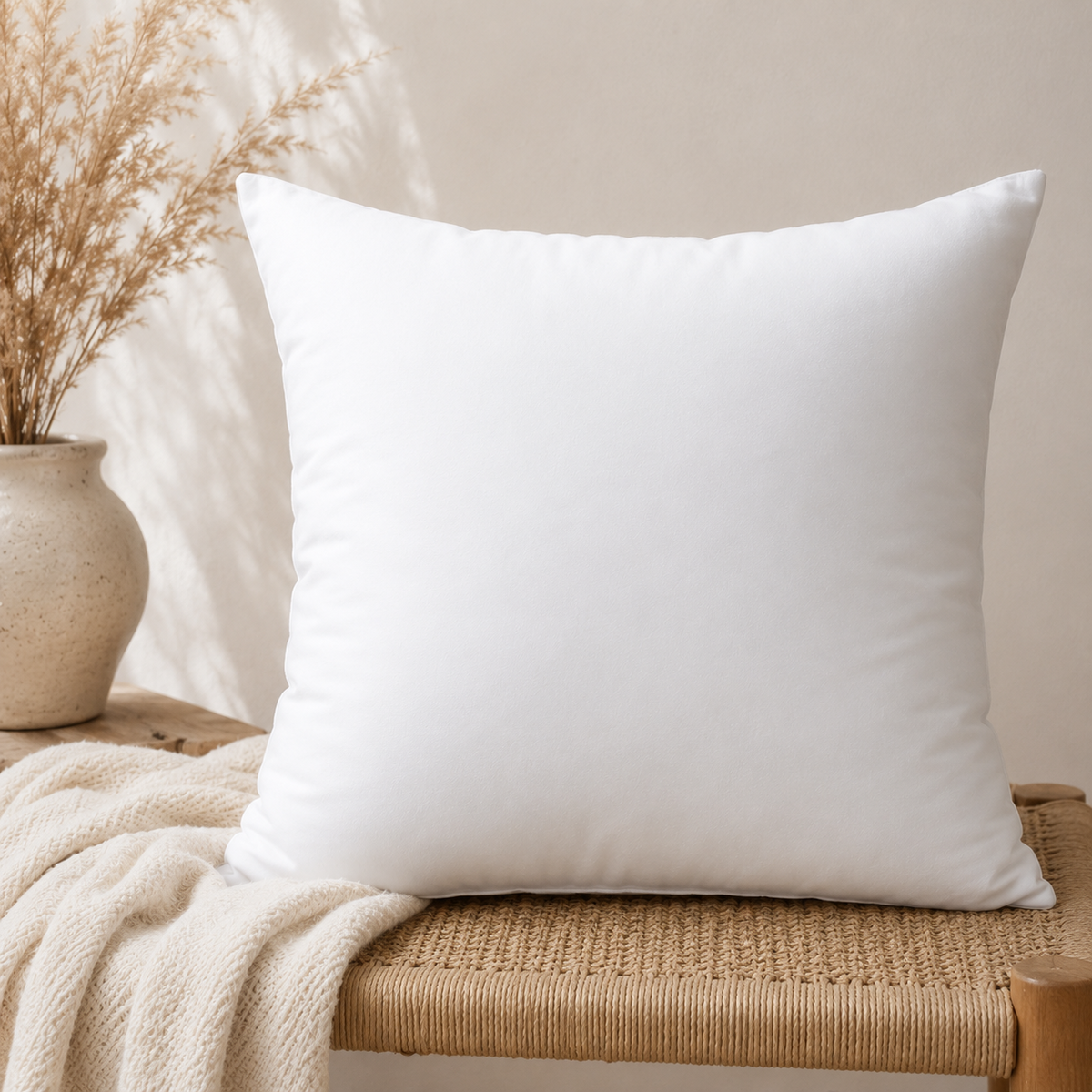 Wkład poduszki / Binnenkussen – 60x60cm – Mikrofibra 1500g – 100% Poliester – Skóra Urbane