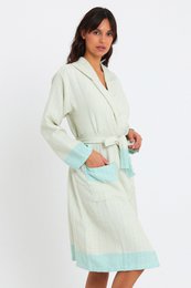 Tuval Bathrobe - Mint Green