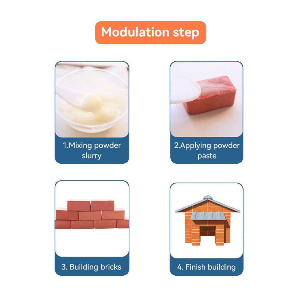 Kit di costruzione STEAM DIY Cottage Casa vacanze - Brick - prima crea i tuoi mattoncini e poi costruisci!