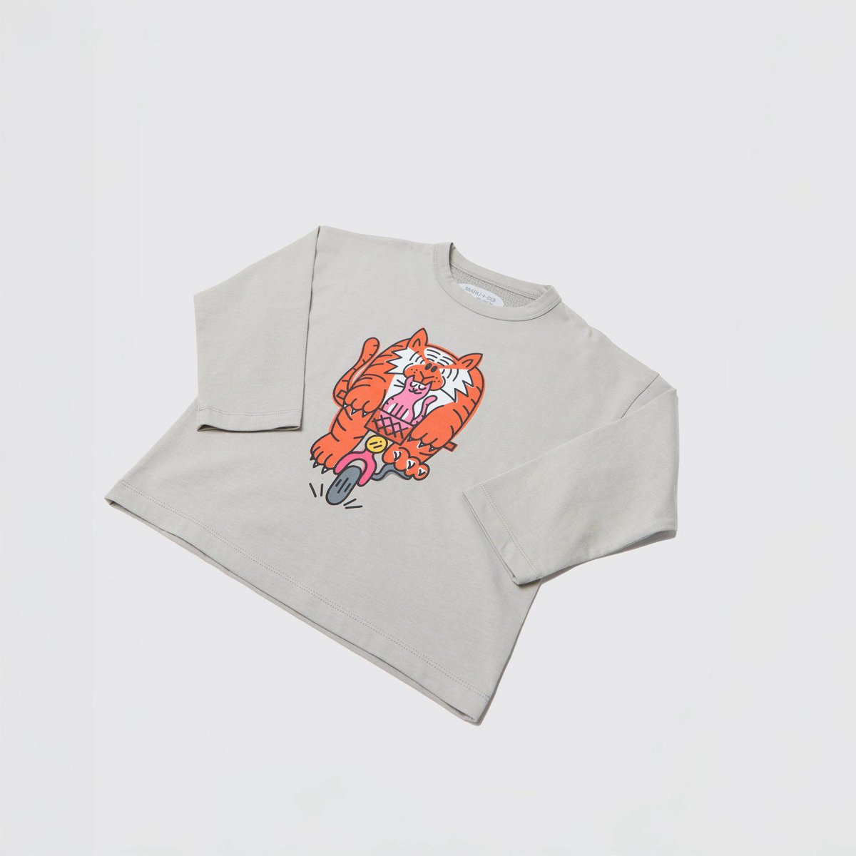 T-SHIRT GRAPHIQUE BASIQUE ÉPAIS « PEDAL FASTER »