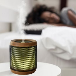 Ultrasonic Diffuser – Elipsia – Originality and Quality – Bamboo and Metal – Healthy Diffusion of Essential Oils – Interior Decoration