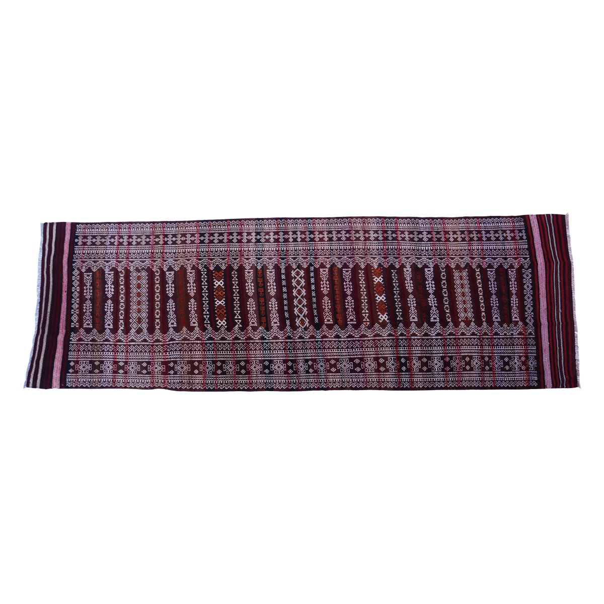 Baluch Soumak donkerbruin vintage vloerkleed