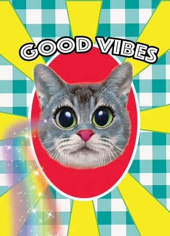Kaart Good Vibes 10 st.