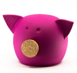 Handgefertigtes Tafel-Sparschwein aus Keramik – The Chalk Collection