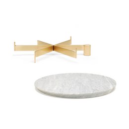 T4 | Alzata per torte con grande piano in marmo