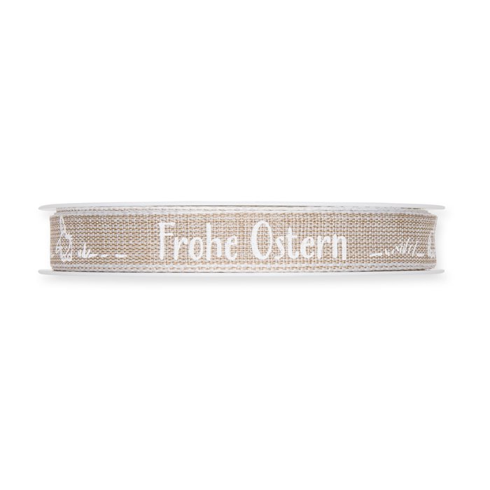 "Happy Easter" printed ribbon