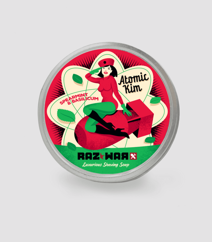 Organische Rasierseife: Atomic Kim