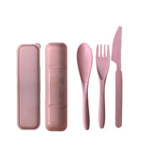 green-goose Biobasiertes Besteckset – Rosa