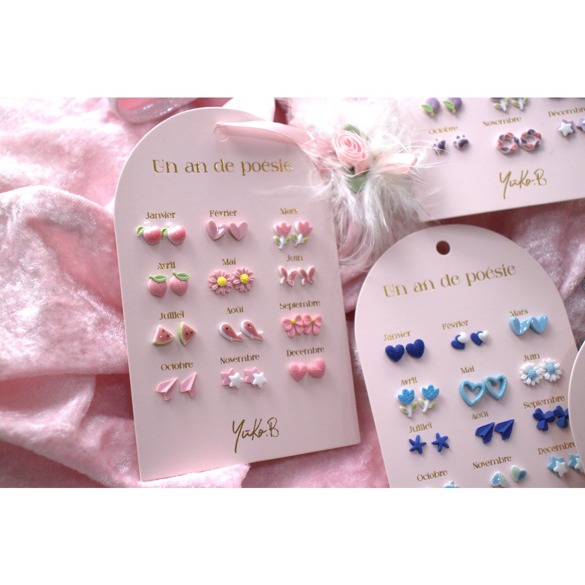 Offer of 20 poetic earrings cards
