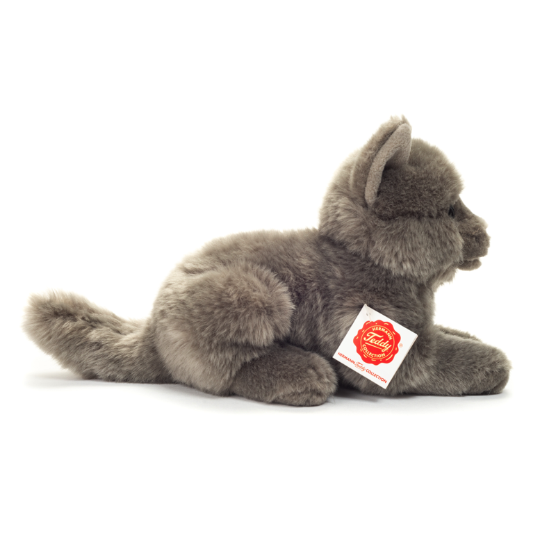 Gato cartujo tumbado 20 cm - peluche - peluche