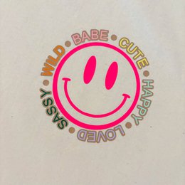 Camiseta Smiley - Mujer