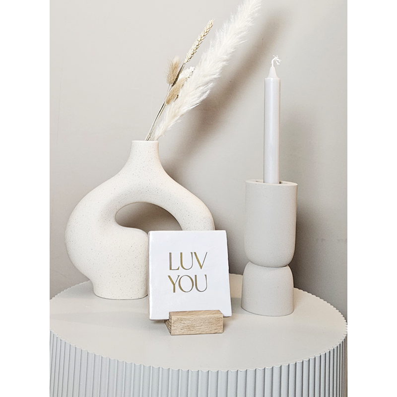Tegeltje – Love you | Keramiek 10x10 cm