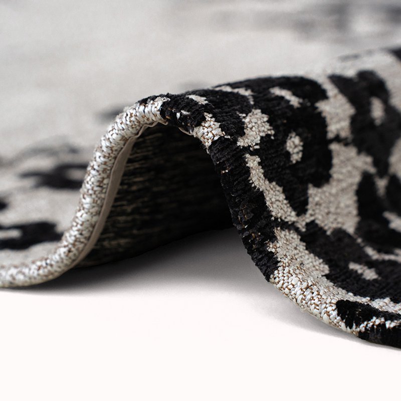 Eco Rug - Night Snow - Tæppe sort