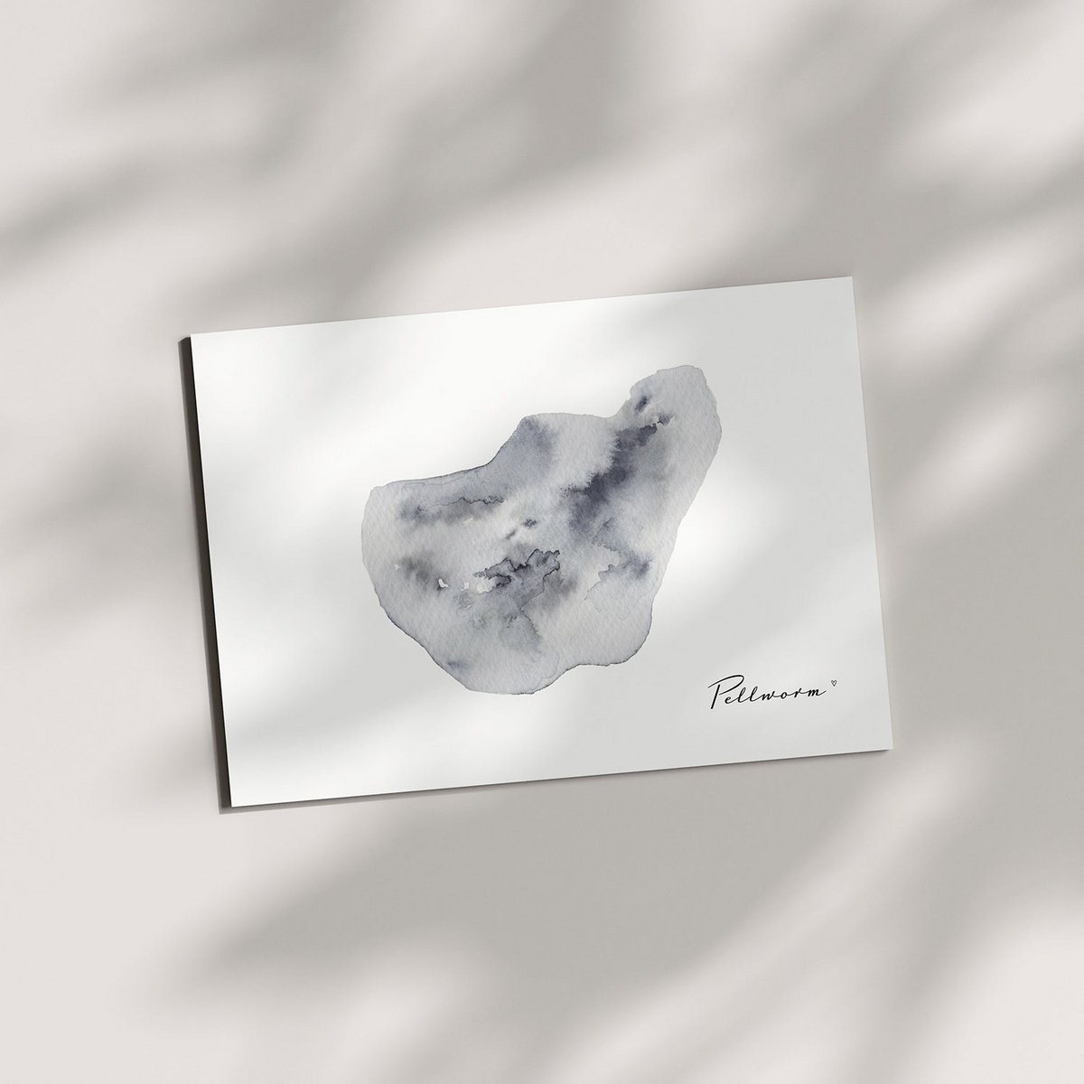 Postcard Pellworm watercolor