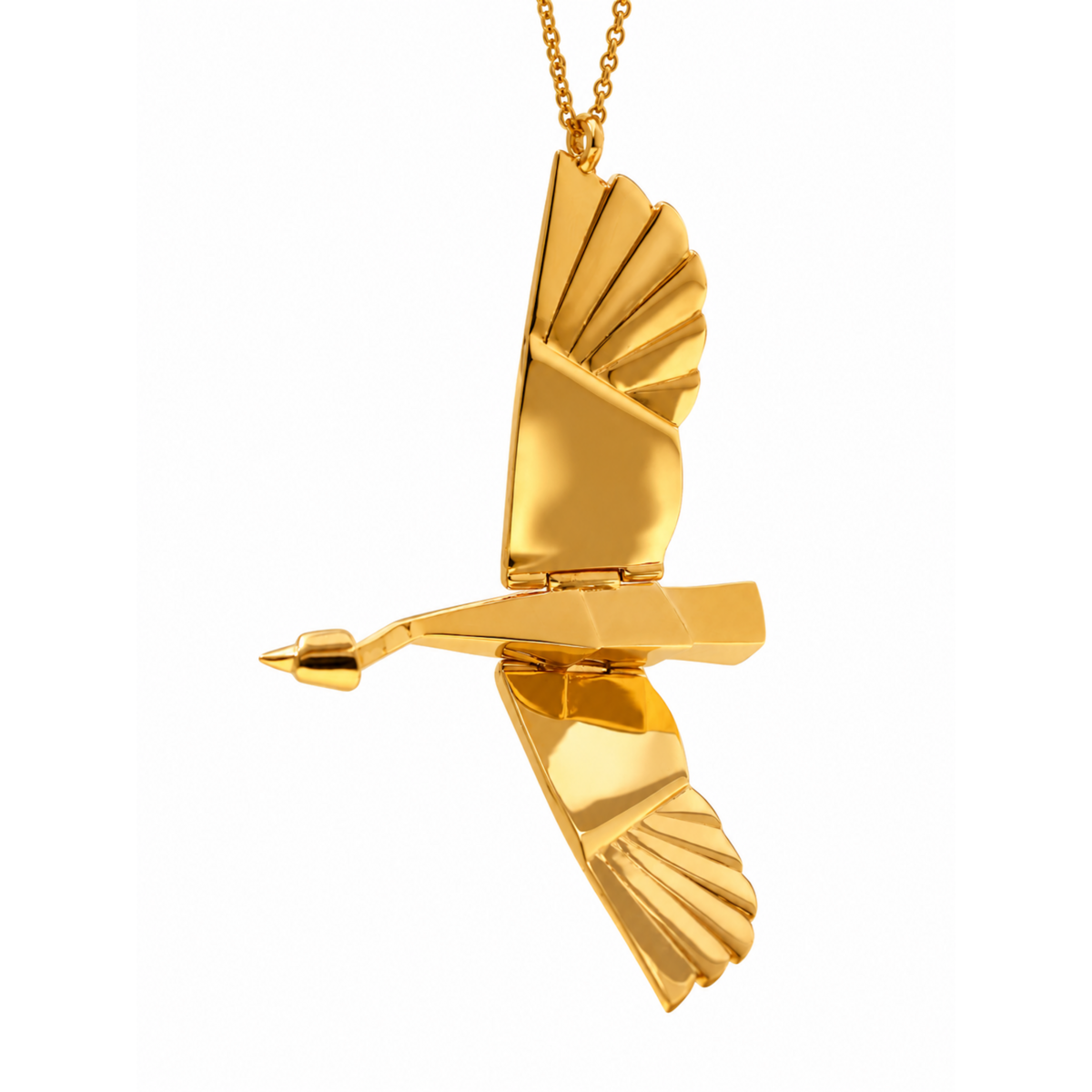 Wild Goose Journey Articulated Pendant Necklace