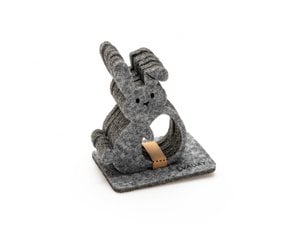 Bunny napkin ring set SITTING, 6pcs.