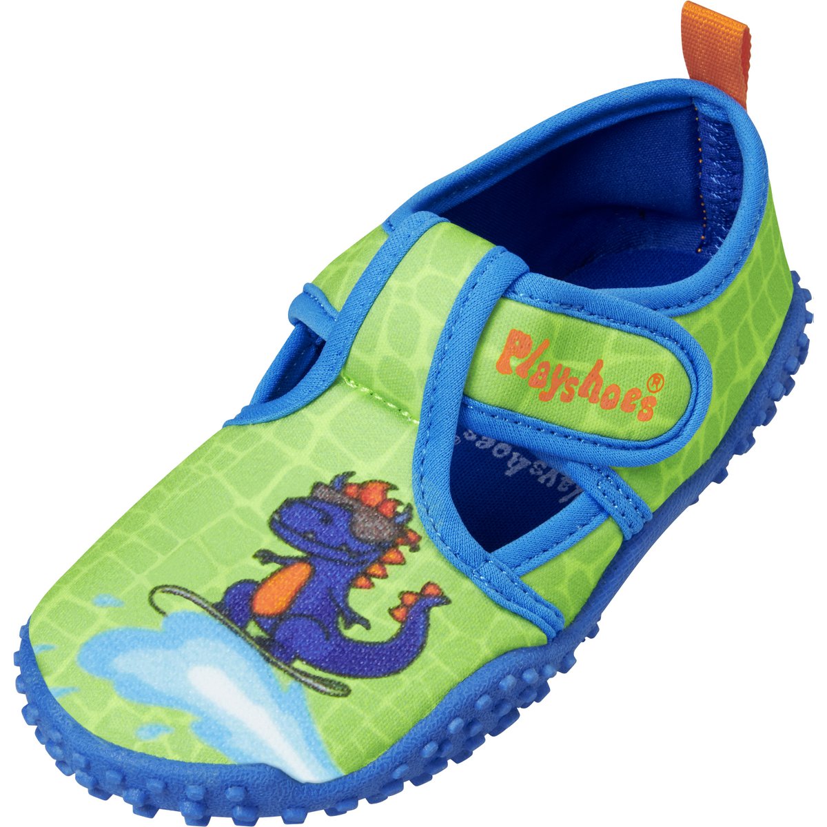 Aqua Schuhe Dino - blau / grün