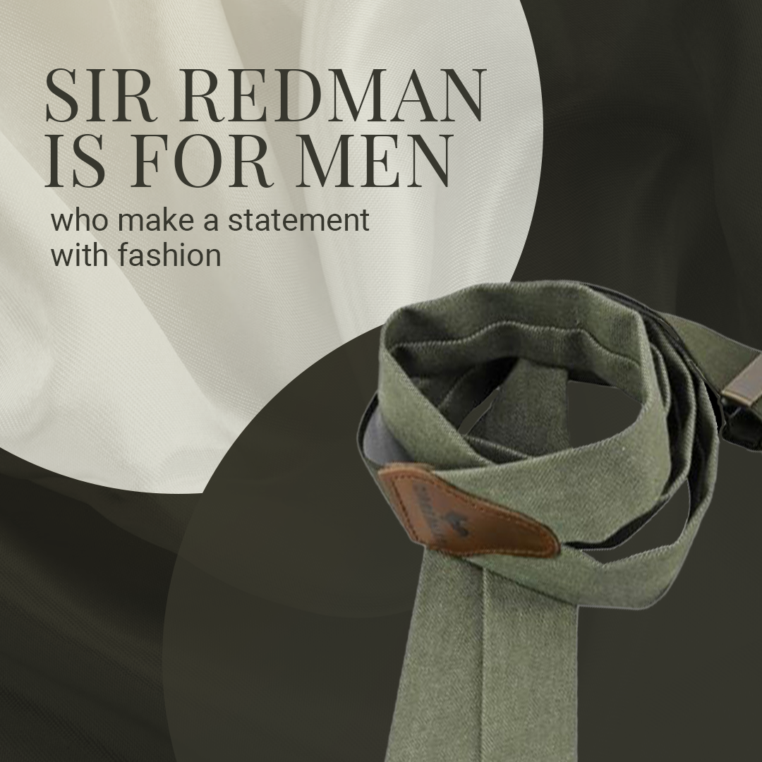 Bretelle Sir Redman modello Y - verde militare