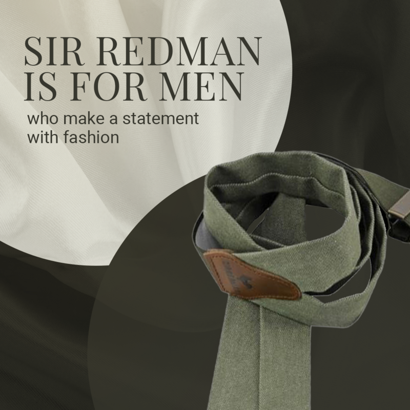 Sir Redman Braces Y-Model - Army Green