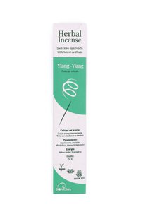 BioAroma gecertificeerde biologische Ylang Ylang wierook. Ayurveda. Eerlijke handel. Zero waste. 12 staven.