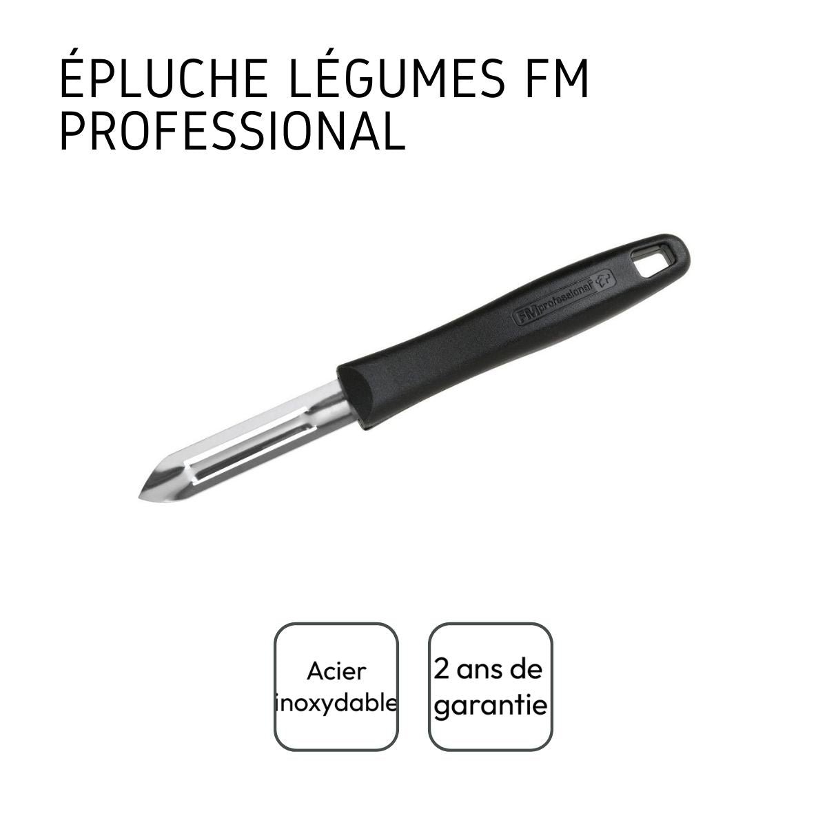 Set of 2 peeling knives 18.5 cm FM Professional