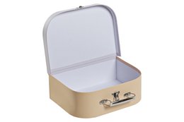 COFFRET 3 CARTONS MÉTAL 28X9,5X20 BLEU CG200409