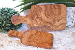 Set of 2 herb board and cutting board with handle