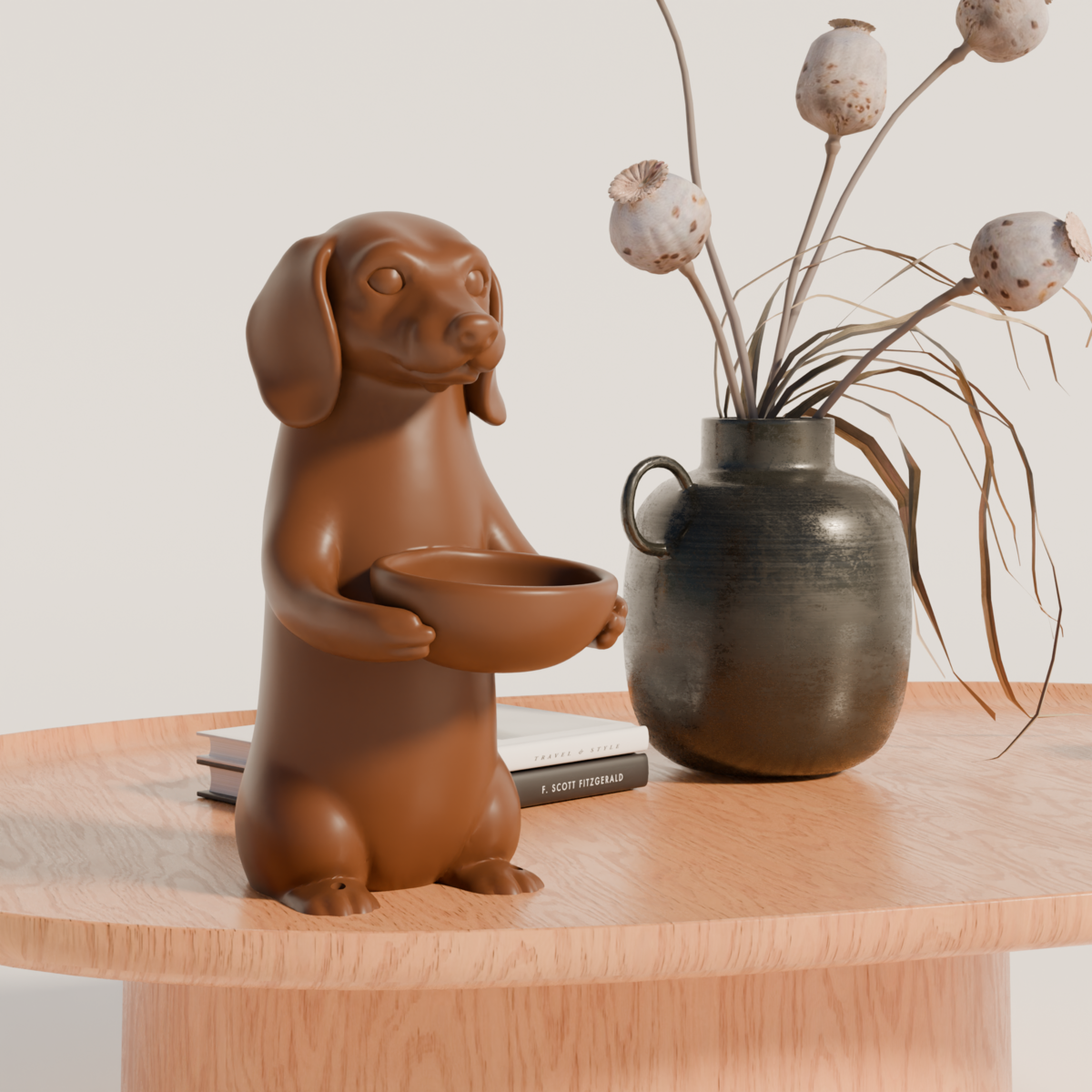 Fiastra Dachshund Key Holder