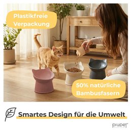 Raised cat bowl "ALMA"