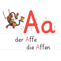 My first ABC of circus animals - alphabet poster