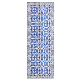 Blue and Grey Silk Scarf Najma