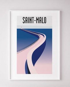 Der Damm von Saint-Malo