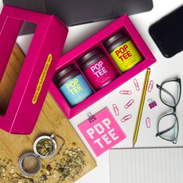 Pop Tee Trio Probierbox - Bio Superfood Tee