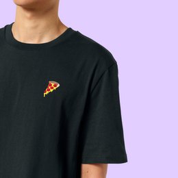 PIZZA unisex T-shirt lavet af økologisk bomuld