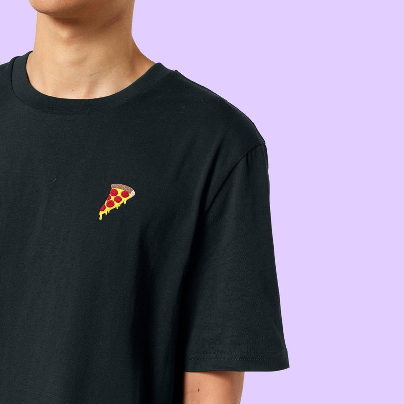 PIZZA unisex T-shirt lavet af økologisk bomuld