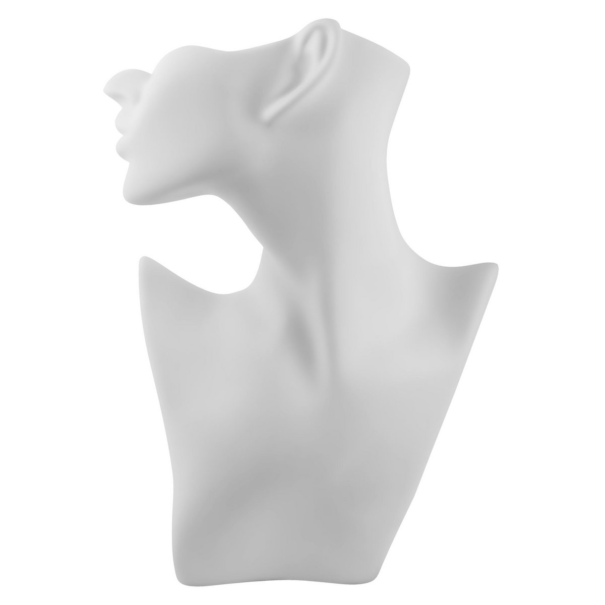 Büste, Kunststoff, weiß, 28 cm x 19 cm x 10,5 cm