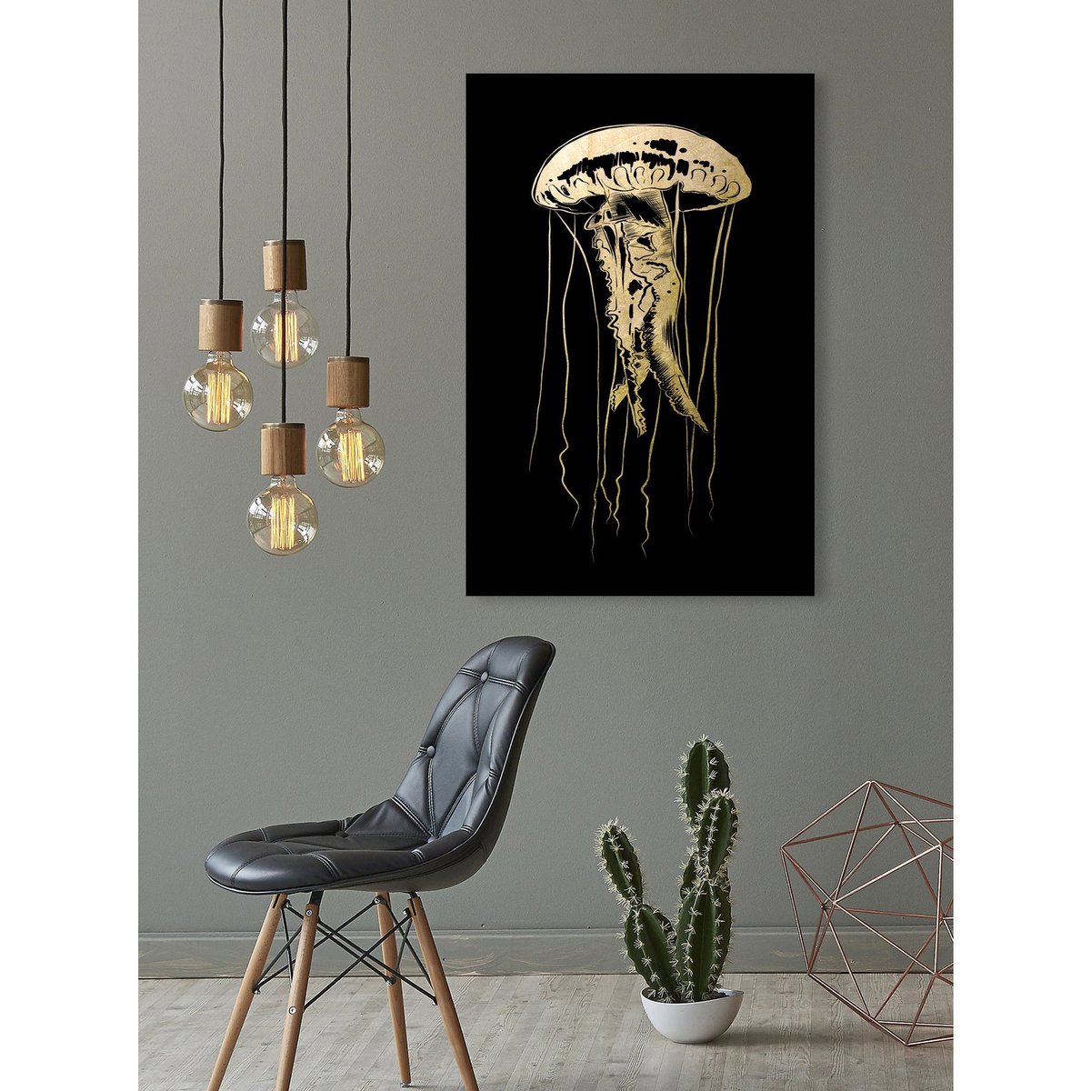 Gold leaf billede - Marvin