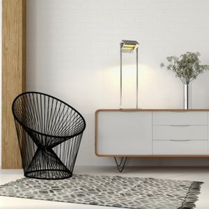 Luxus 5 Stehleuchte LED Deckenfluter Nickel