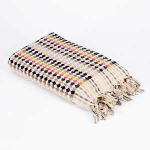 Bath towel light checked