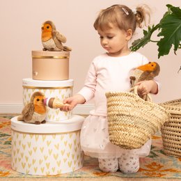 Robin 15 cm - plush toy - stuffed animal