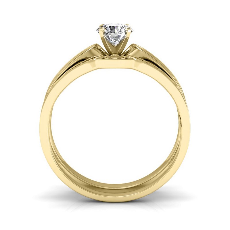 Anello dell'imperatrice - oro e cristallo