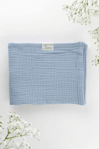 TISU mousseline, babyblauw