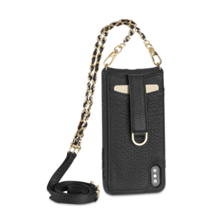 Victoria Crossbody iPhone X/Xs Leather Wallet Case, Fashionable Bumper for Cards and Cash