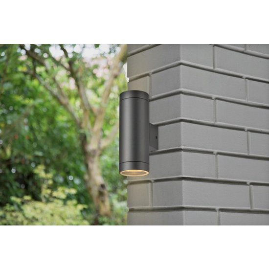 FlinQ Wandleuchte Outdoor Anthra NOX II