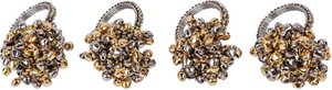 SERVIETTENRINGE GLÖCKCHEN 4 TEILIGES SET (HOFF1009)