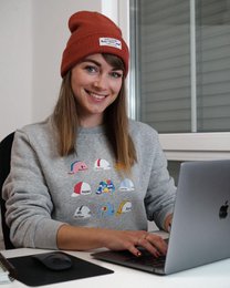 Vintage cykelkasketter Sweater