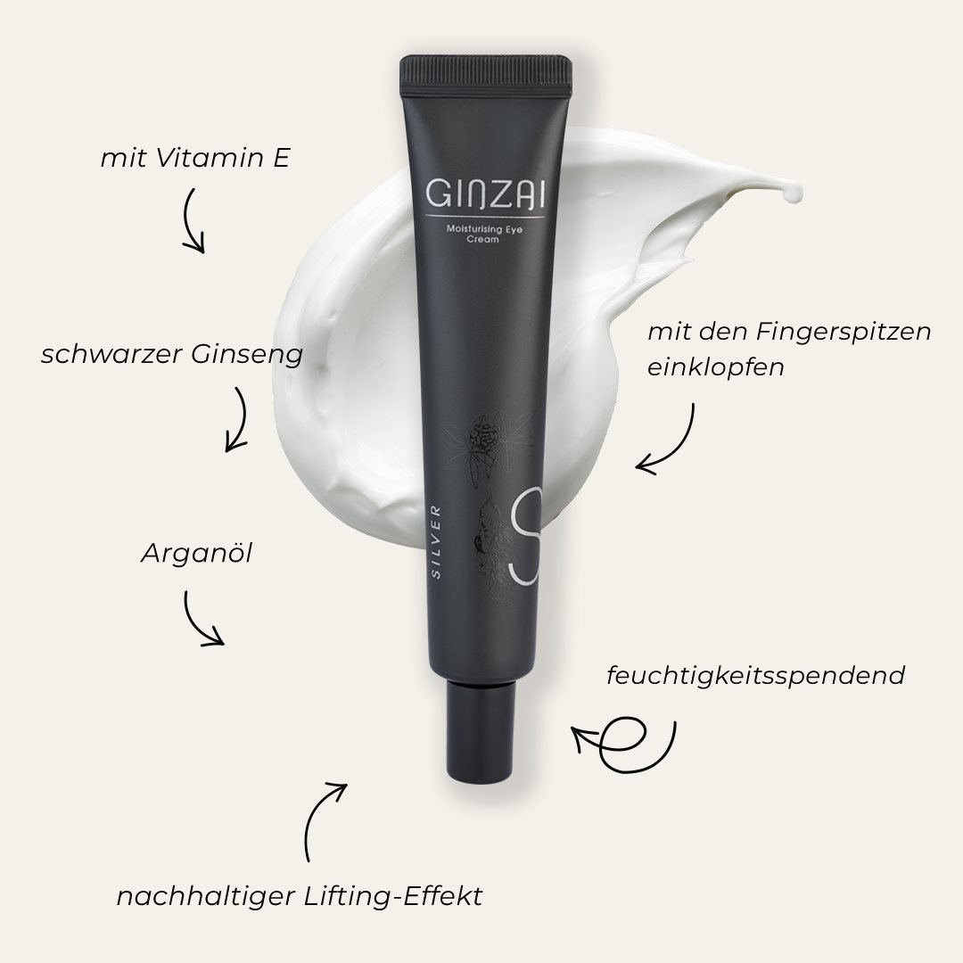 Crème hydratante pour les yeux au ginseng