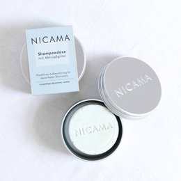 NICAMA Shampoodose mit Abtropfgitter