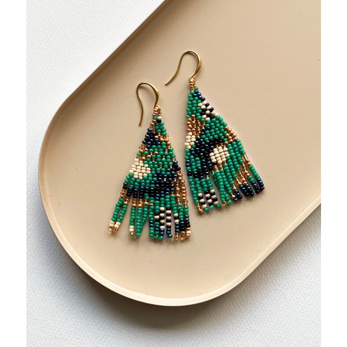 Pendientes | Zara • Verde esmeralda