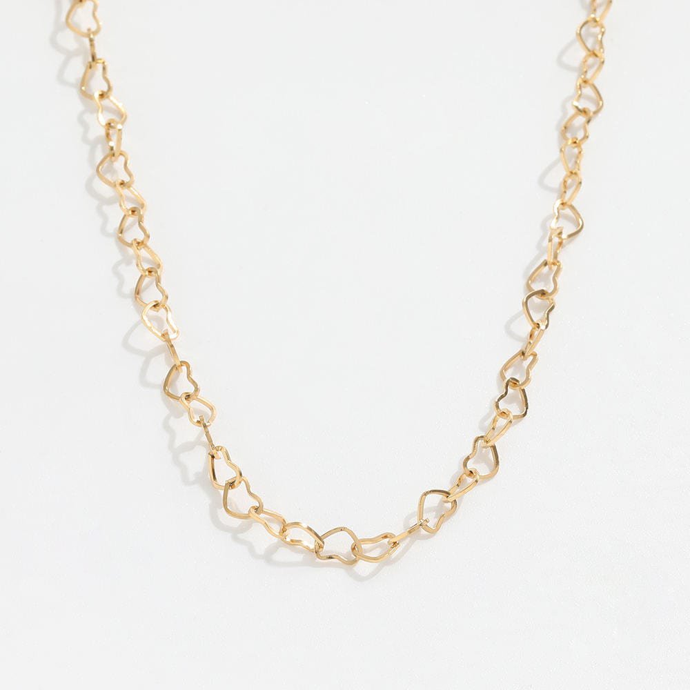 Bogufal - Linked Heart Necklace Choker